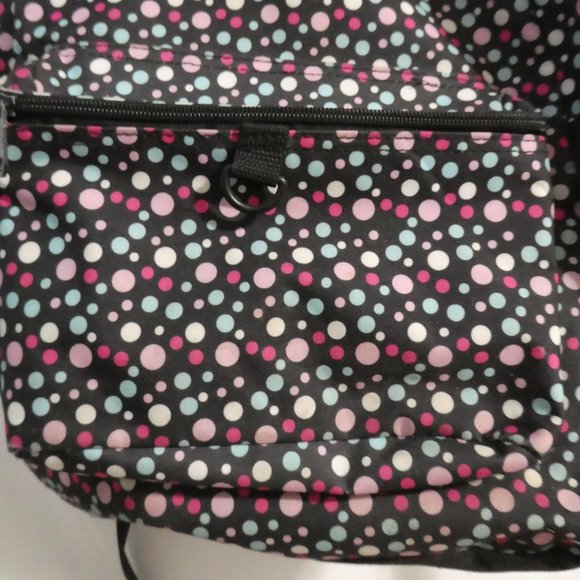 IMPACT, Distributed By Holiday Group, colorful polka dot print backpack, GUC - Picture 6 of 13